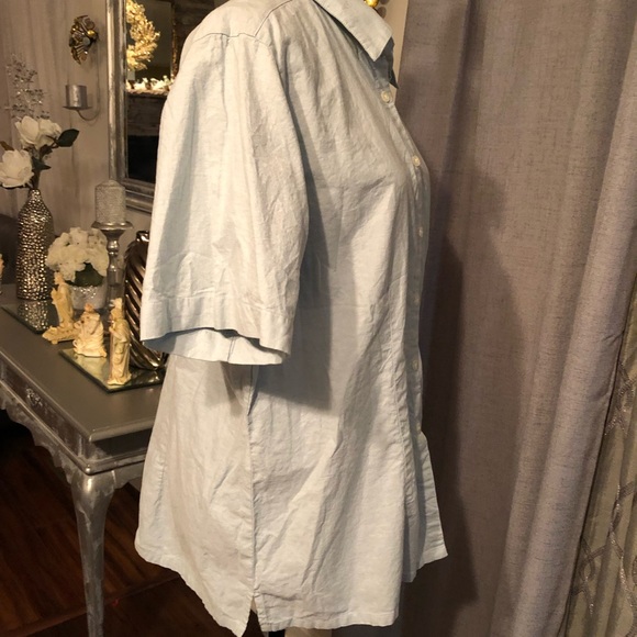 Van heusen ladies’ short sleeve button Down shirt - Picture 3 of 6